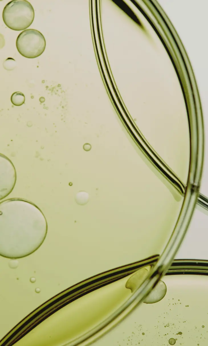 Botanical serum close-up