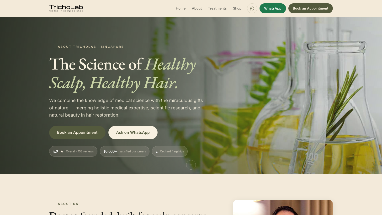 GLM flagship About page hero